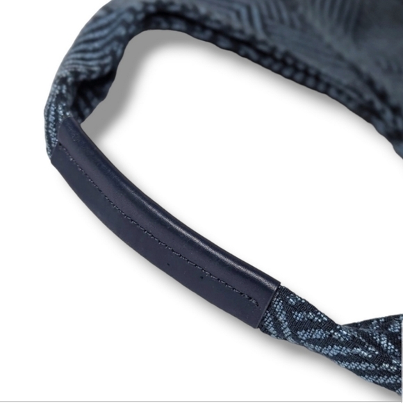 LUCKY Brand Mia Hobo Large Geometric Shoulder Bag in Blue Woven Cotton - Picture 6 of 10